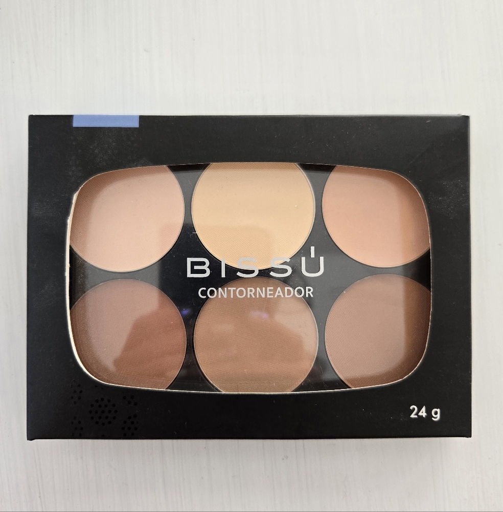 Bissú contouring powder palette 01 clear to medium